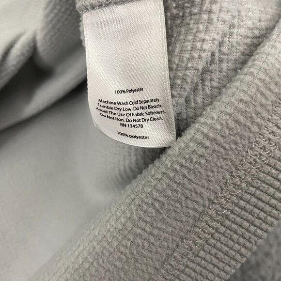 Vineyard Vines 1/4 Fleece Women XS Light Gray Grid Performance Pullover - Picture 7 of 11